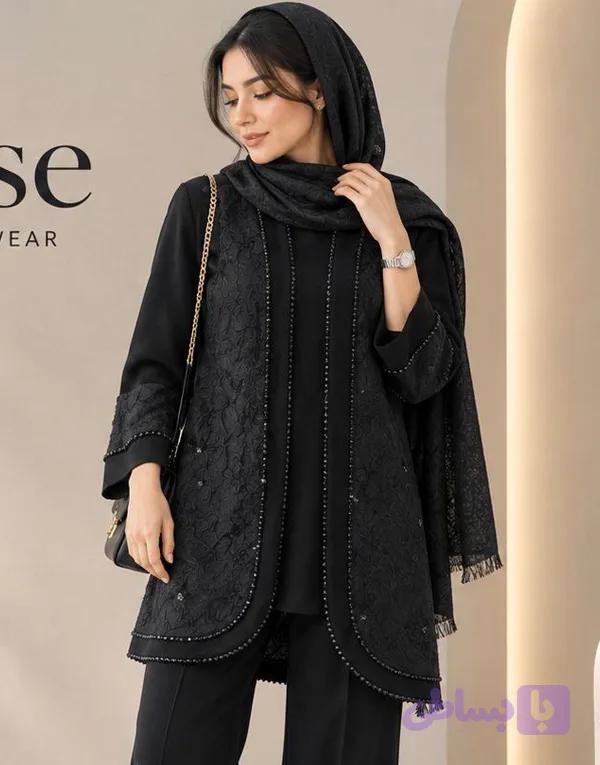 کت رومان دوزی کرپ هوکسا
