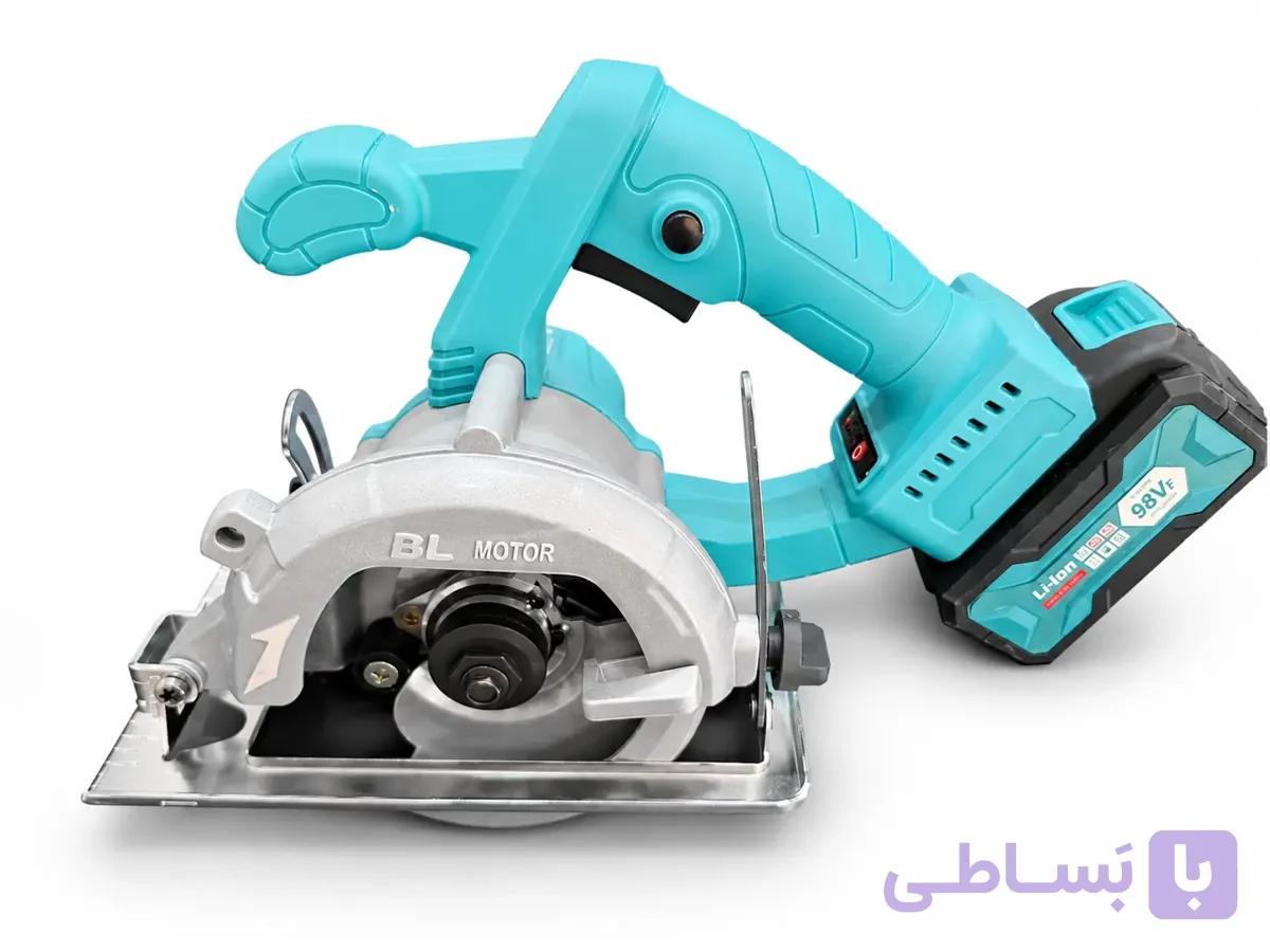 اره دیسکی شارژی براشلس 98VF باتری لیتیومی (112) — تصویر 1
