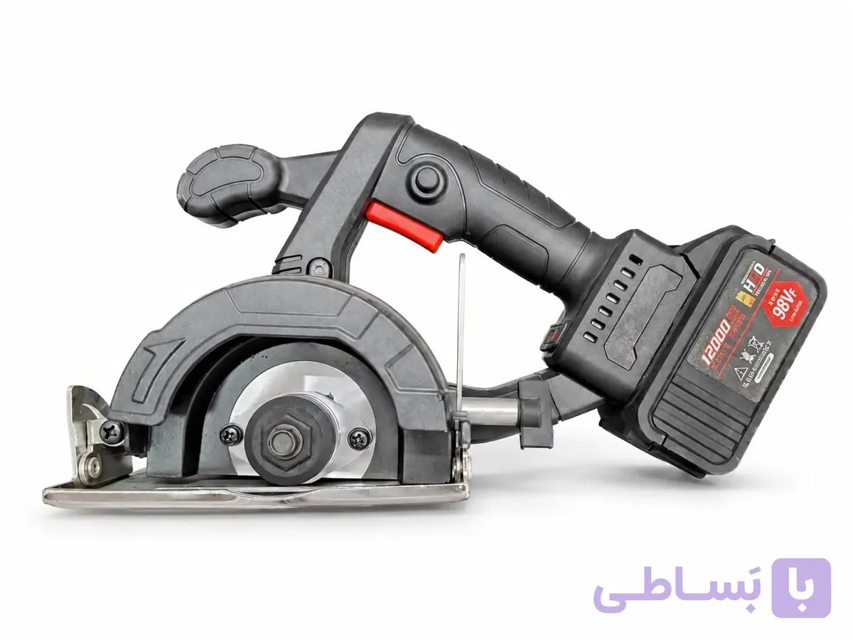 اره گردبر شارژی 98VF مدل مشکی–قرمز (112) — تصویر 1