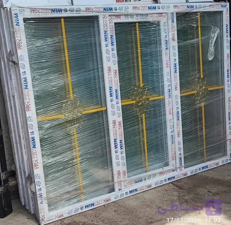 پنجره یو پی وی سی عرض 150*200 UPVC