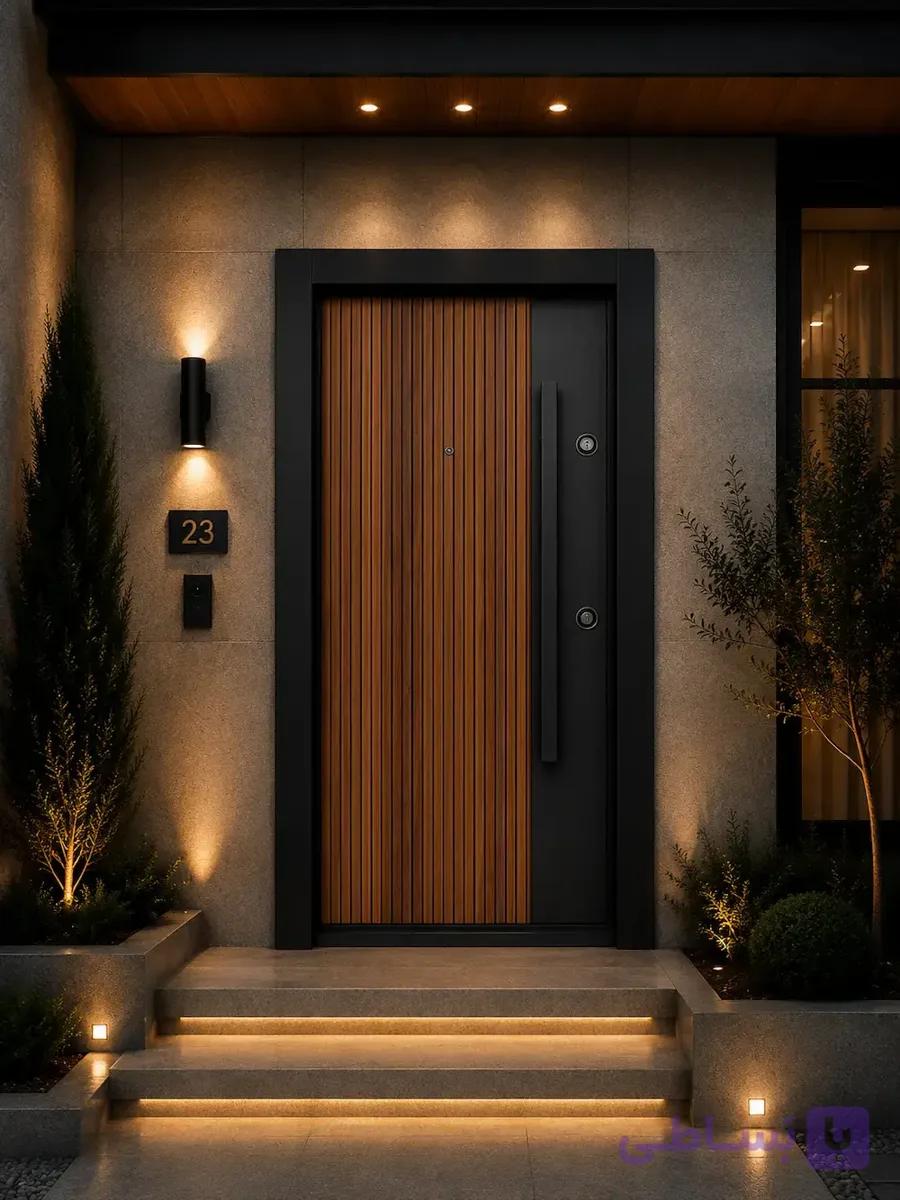 درب ضد سرقت سیتا روکش لامینوکس مدل Z119