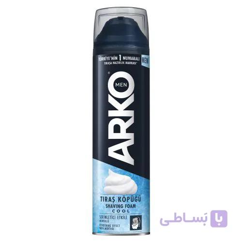 فوم اصلاح مردانه آرکو من کول 200 میلی‌لیتر | ARKO MEN Cool Tıraş Köpüğü — تصویر 1