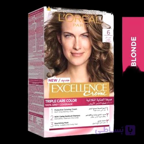 رنگ مو لورآل Excellence Crème شماره 7 بلوند | L’Oréal Paris Excellence Crème 7 Blonde — تصویر 1