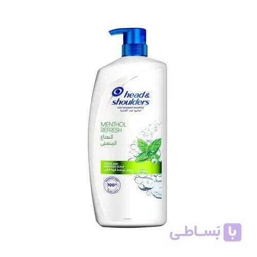 شامپو ضد شوره و خنک‌کننده منتول هد اند شولدرز 1000 میلی‌لیتر | Head &amp; Shoulders Menthol Refresh Anti-Dandruff Shampoo — تصویر 1