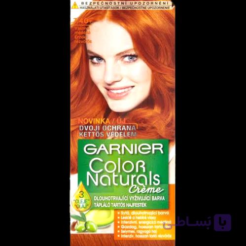 رنگ مو گارنیر Olia 7.45 قرمز یاقوتی مسی | Garnier Olia 7.40 Intense Fire Ruby — تصویر 1