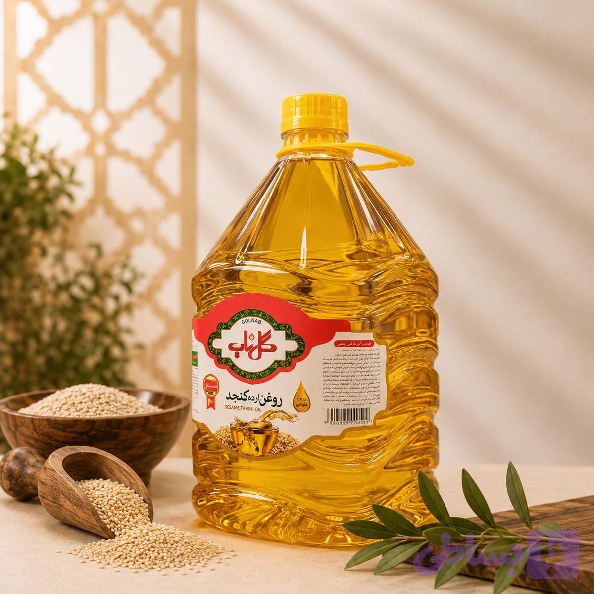 روغن ارده ۴ لیتری گلناب
