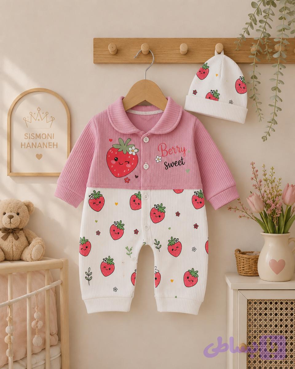 سرهمی دخترانه توت فرنگی🍓