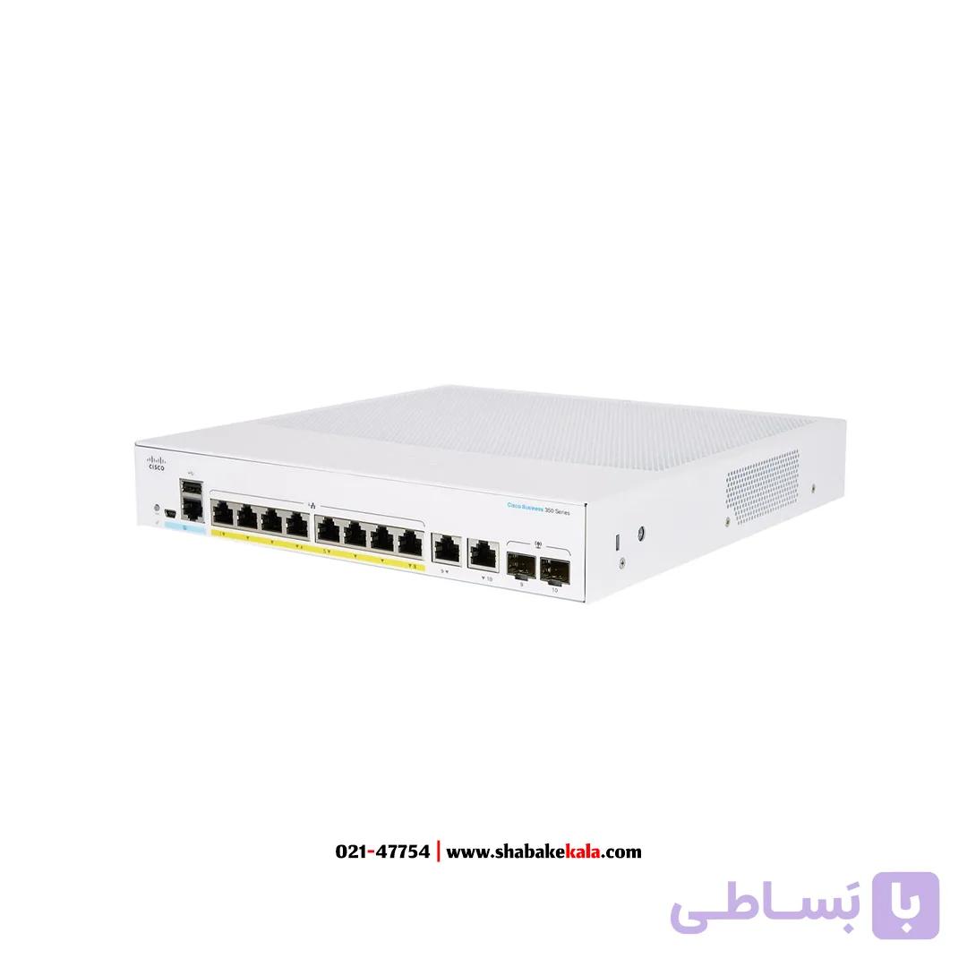 سوئیچ سیسکو مدل CBS350-8FP-2G