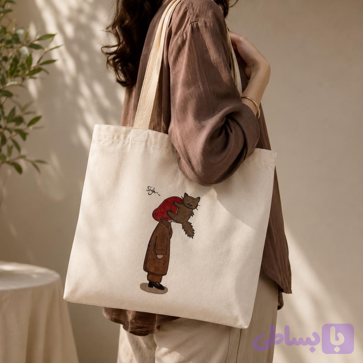 توت‌بگ طرح دختر و گربه