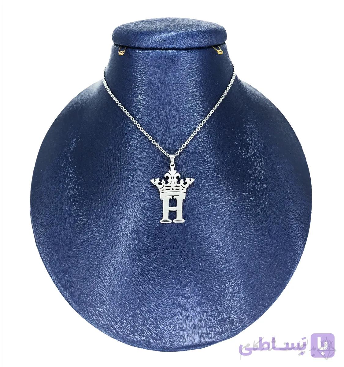 گردنبند مینیمال طرح حرف H — تصویر 1