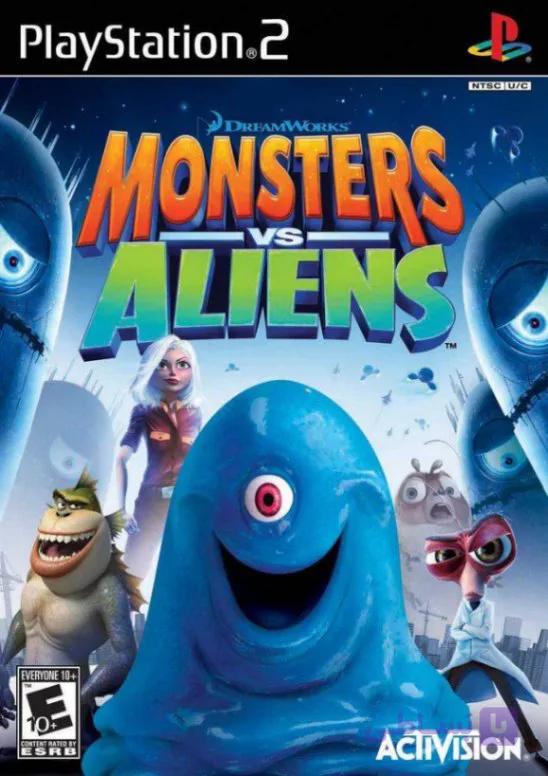 خرید بازی Monsters vs. Aliens برای پلی استیشن ۲ – ps2