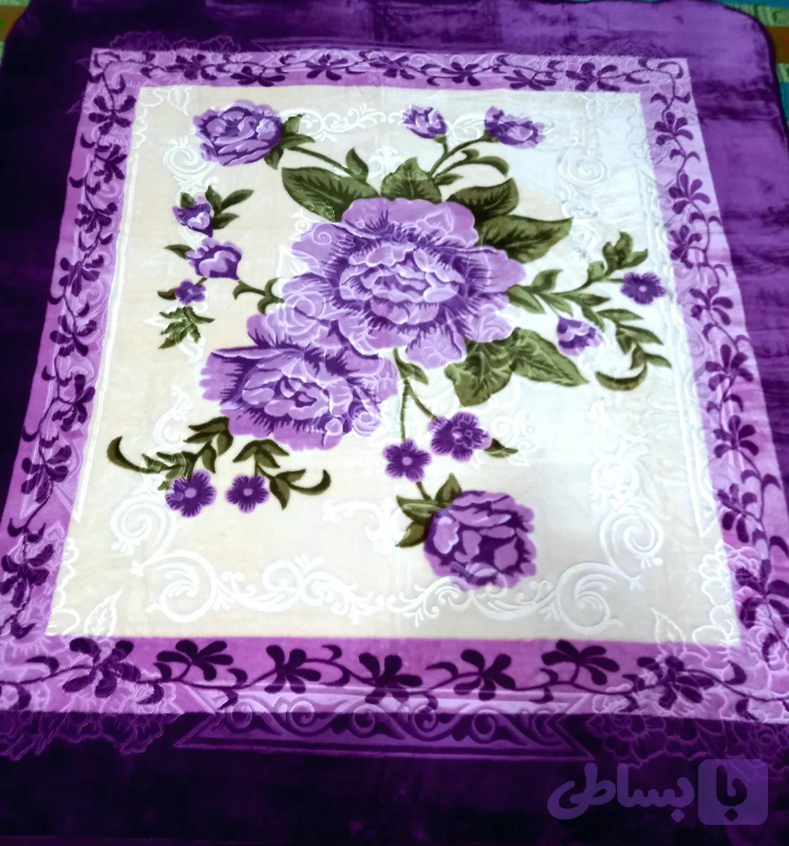 پتو دونفره گلدار لاله