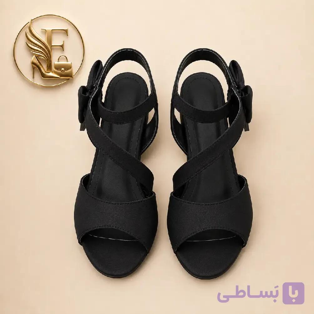 کفش مجلسی زنانه مدل بغل پاپیونی — تصویر 1