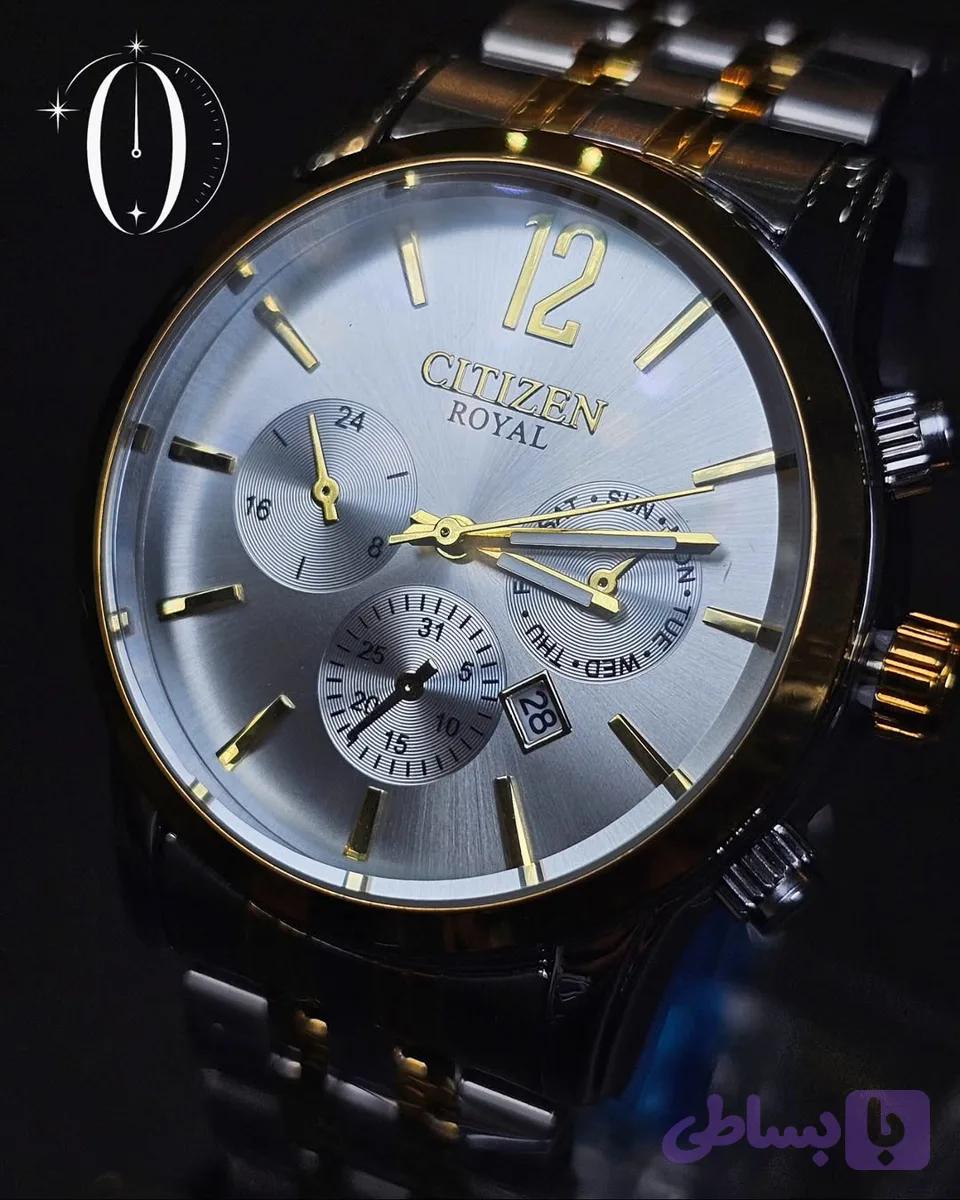 ساعت CITIZEN ROYAL طرح کرنوگراف موتور ژاپن