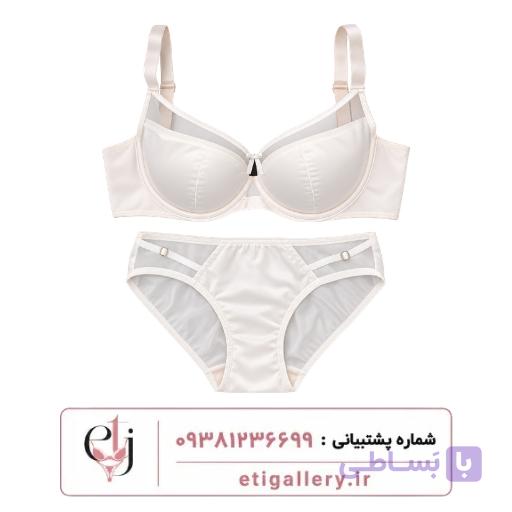 ست شورت و سوتین فنر دار لیزری و تور کد 12