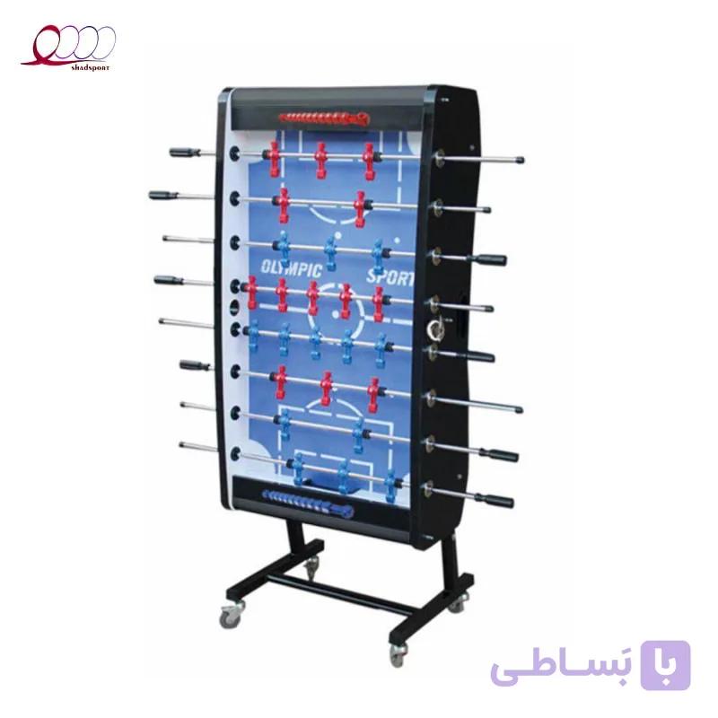 فوتبال دستی تاشو چرخ دار مدلS12 گرانیت مات — تصویر 1