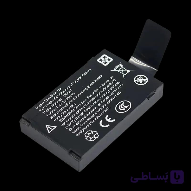 باتری دستگاه کنترل تردد ZKTeco 7.4 ولت 2000 میلی‌آمپر — تصویر 1