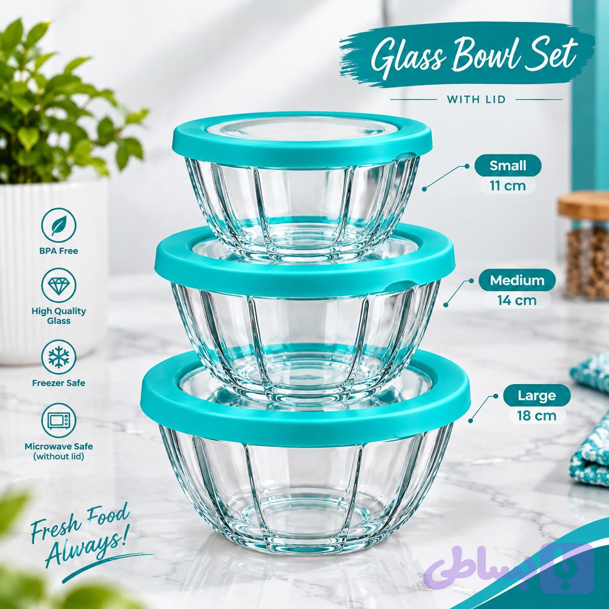 ظرف نگهدارنده شیشه ای — تصویر 1