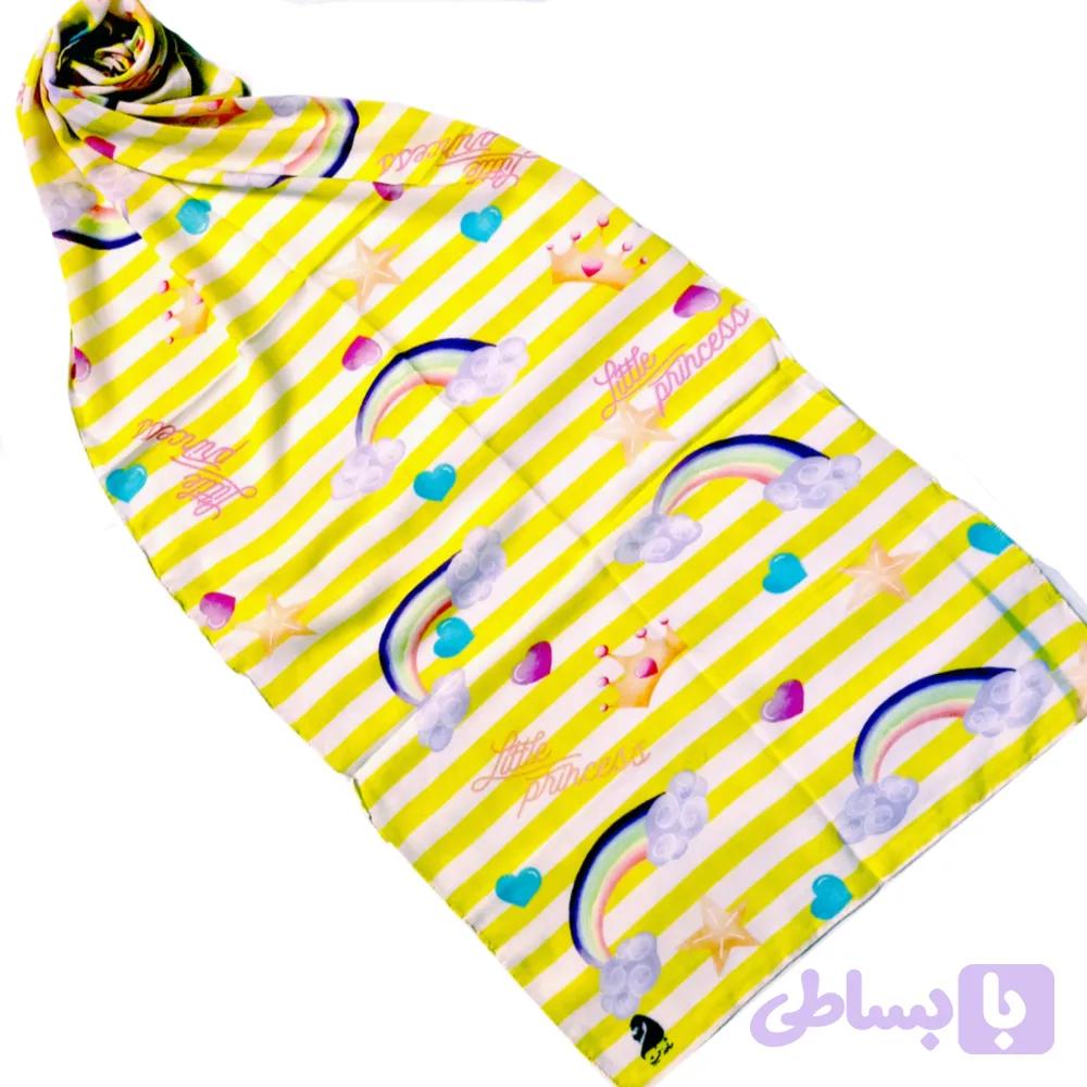 شال دخترانه رنگین کمان شاهدختkids-shawl506 — تصویر 1
