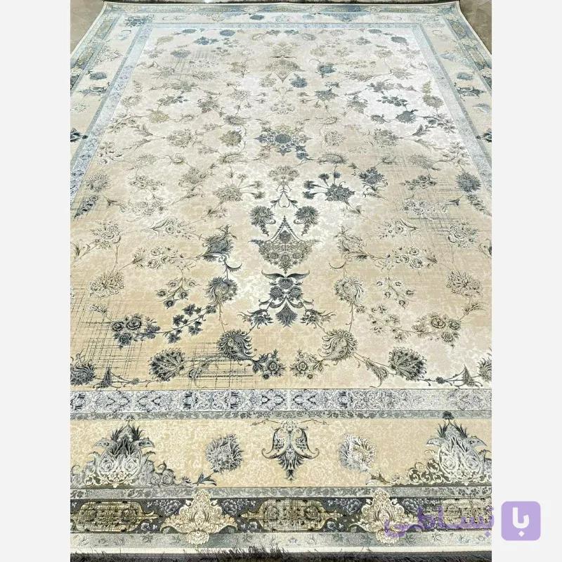 فرش 1200 شانه طرح 8055 بژ اکرولیک (پس کرایه)