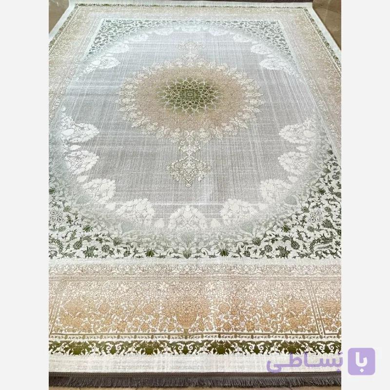 فرش 1200 شانه طرح 8030 سفید اکرولیک (پس کرایه)