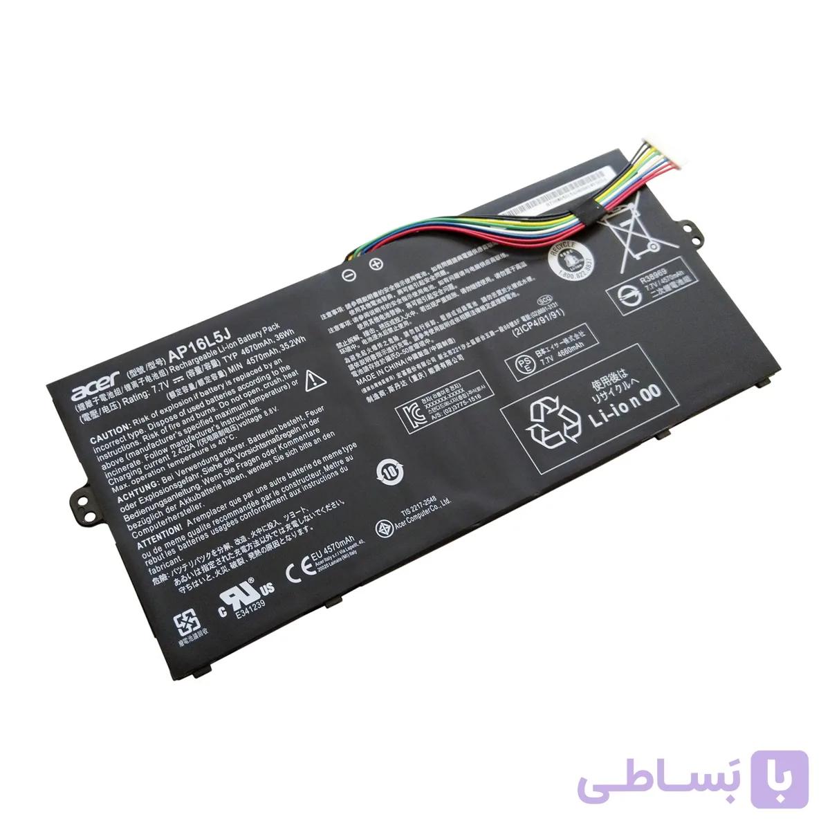 باتری اورجینال لپ تاپ ایسر Acer Spin 1 SP111 AP16L5J