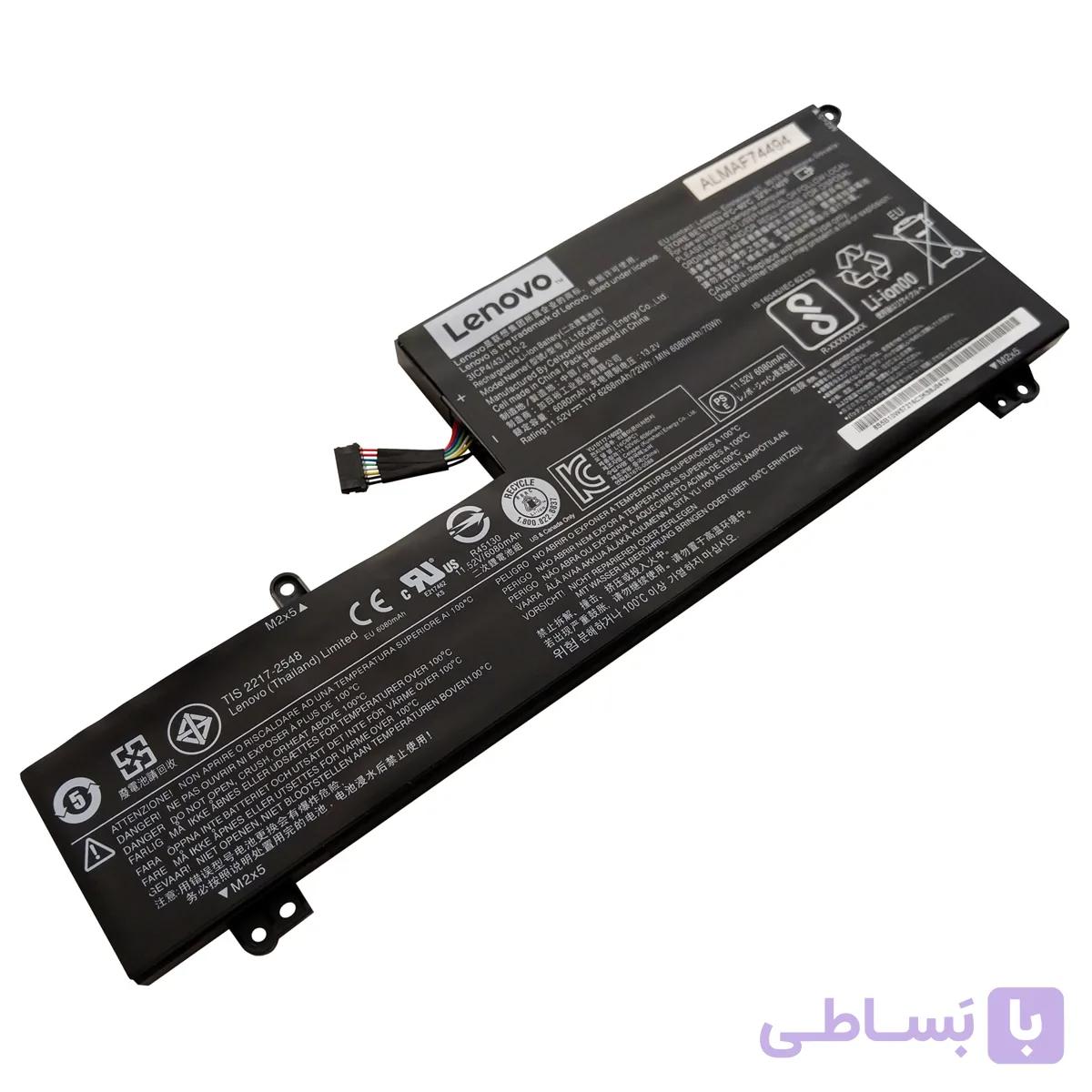 باتری اورجینال لپ تاپ لنوو Lenovo Yoga 720-15IKB L16C6PC1