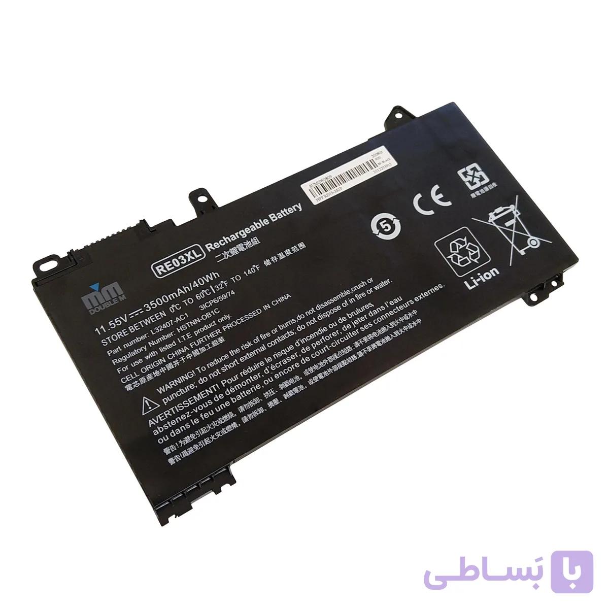 باتری اورجینال لپ تاپ اچ پی HP ProBook 430 440 455 G6 G7 RF03XL — تصویر 1