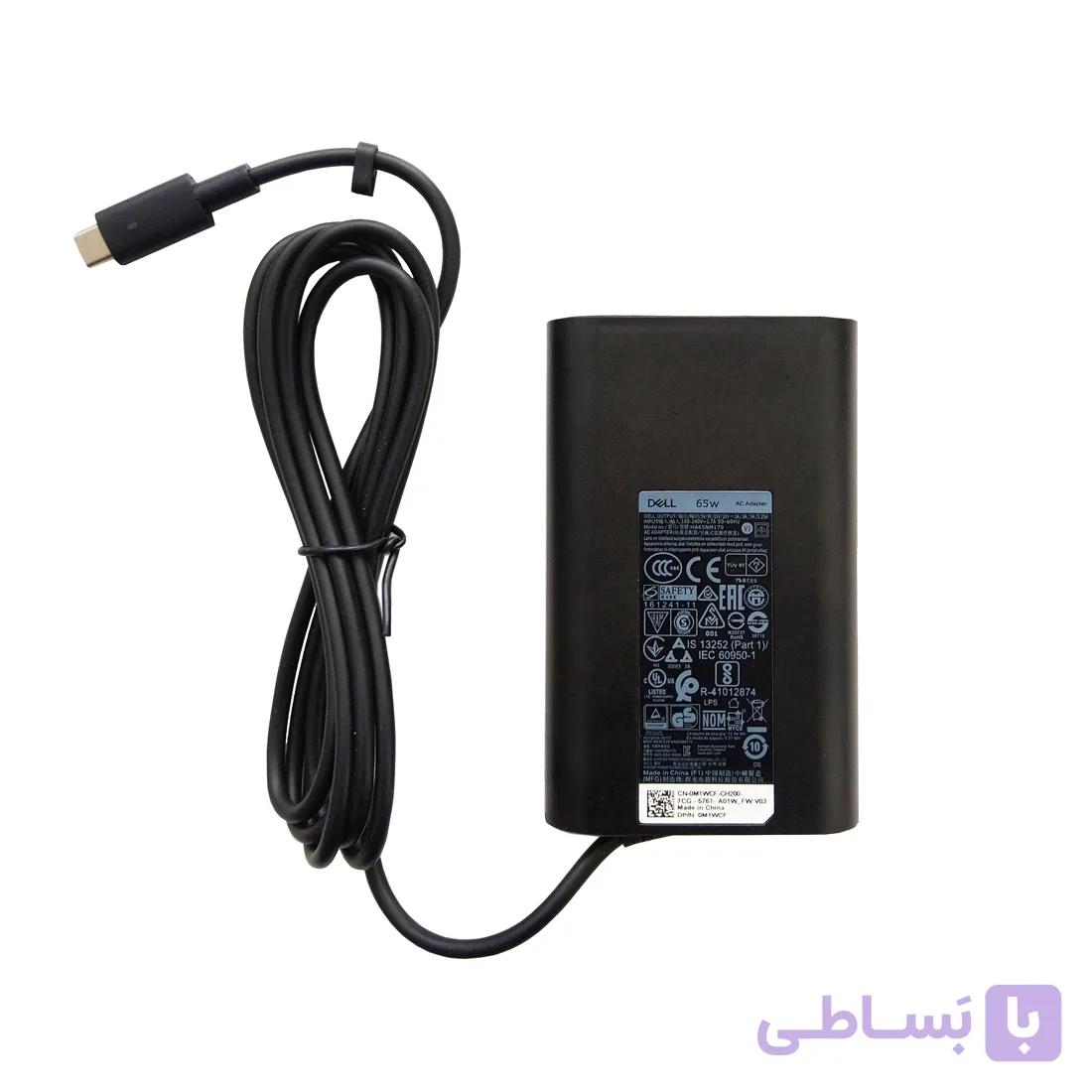 شارژر اورجینال لپ تاپ دل Dell XPS 13 7390 9370 9380