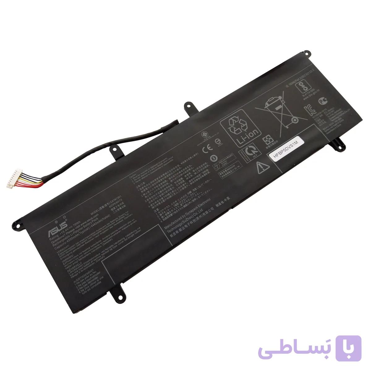 باتری اورجینال لپ تاپ ایسوس Asus UX481FA UX481FL C41N1901 — تصویر 1