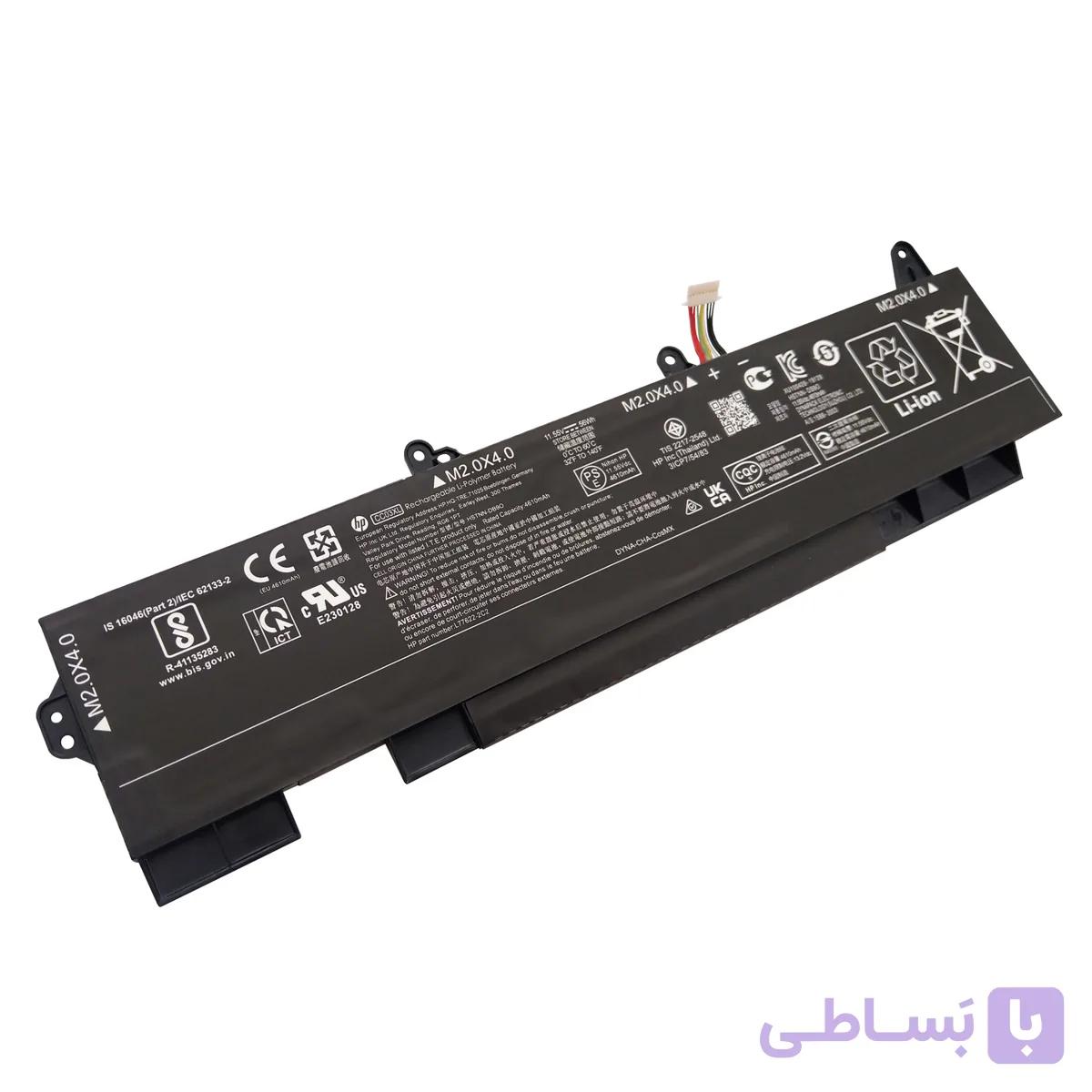باتری اورجینال لپ تاپ اچ پی HP Elitebook 830 840 855 G7 G8 CC03XL