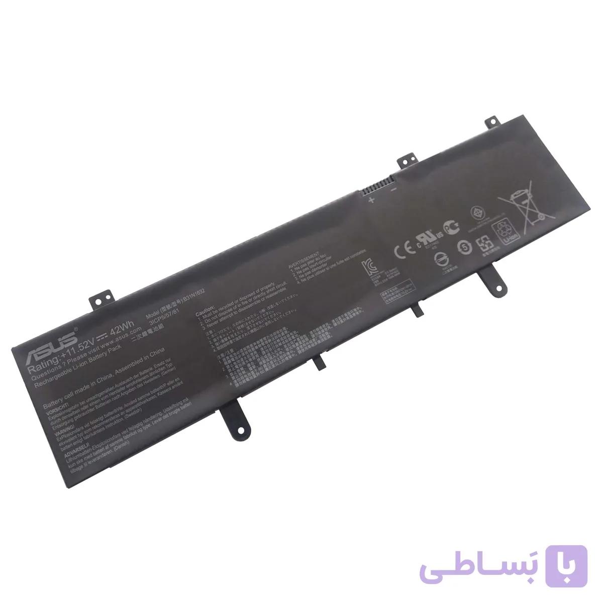 باتری اورجینال لپ تاپ ایسوس Asus VivoBook X405 S405 B31N1632 — تصویر 1