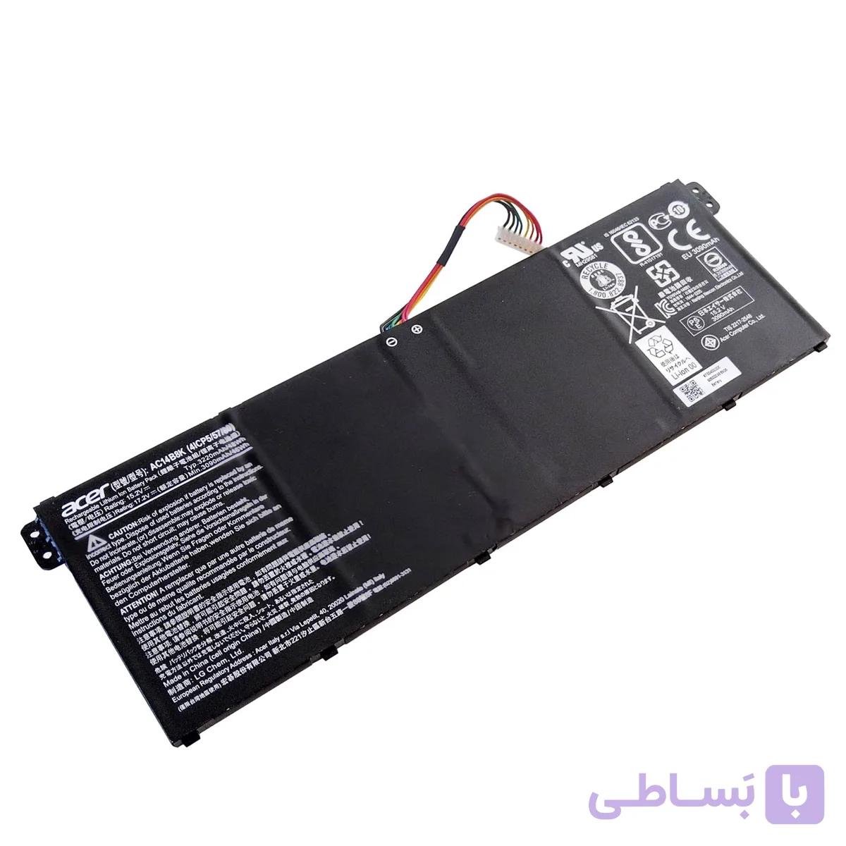 باتری اورجینال لپ تاپ ایسر Acer Aspire V3-371 AC14B8K