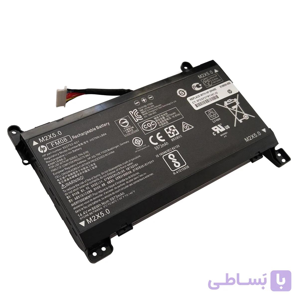باتری اورجینال لپ تاپ اچ پی HP Omen 17 FM08 — تصویر 1
