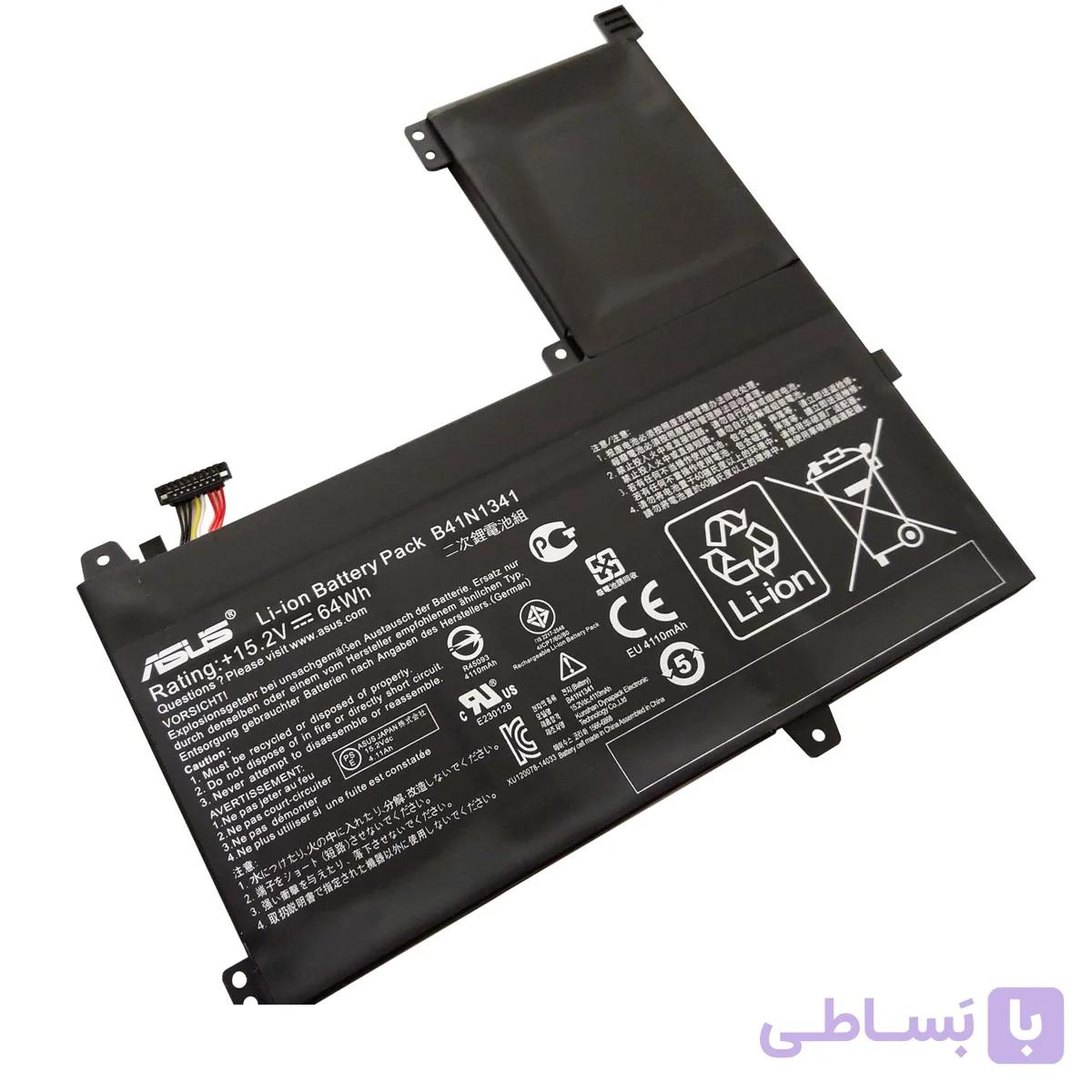 باتری اورجینال لپ تاپ ایسوس Asus Q502LA B41N1341