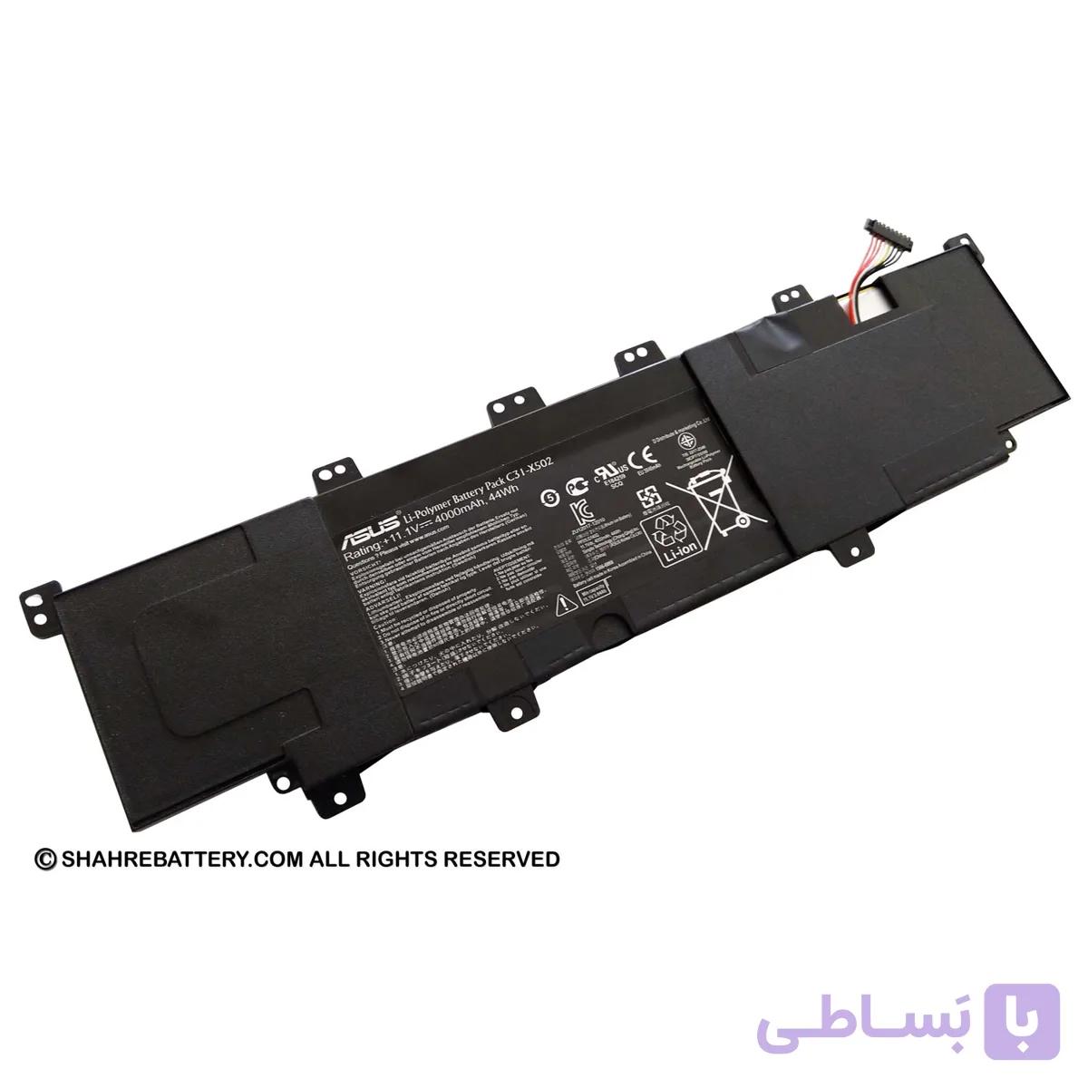 باتری اورجینال لپ تاپ ایسوس Asus S500 X502 C31-X502 — تصویر 1