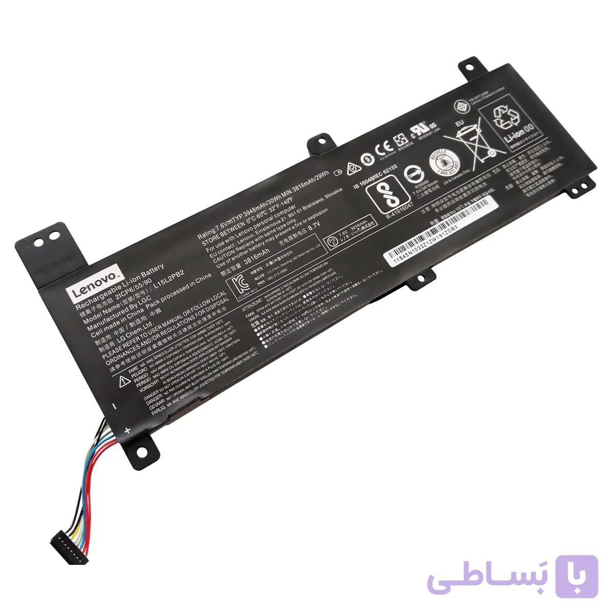 باتری اورجینال لپ تاپ لنوو Lenovo Ideapad 310-14ISK 310-14IKB L15L2PB2