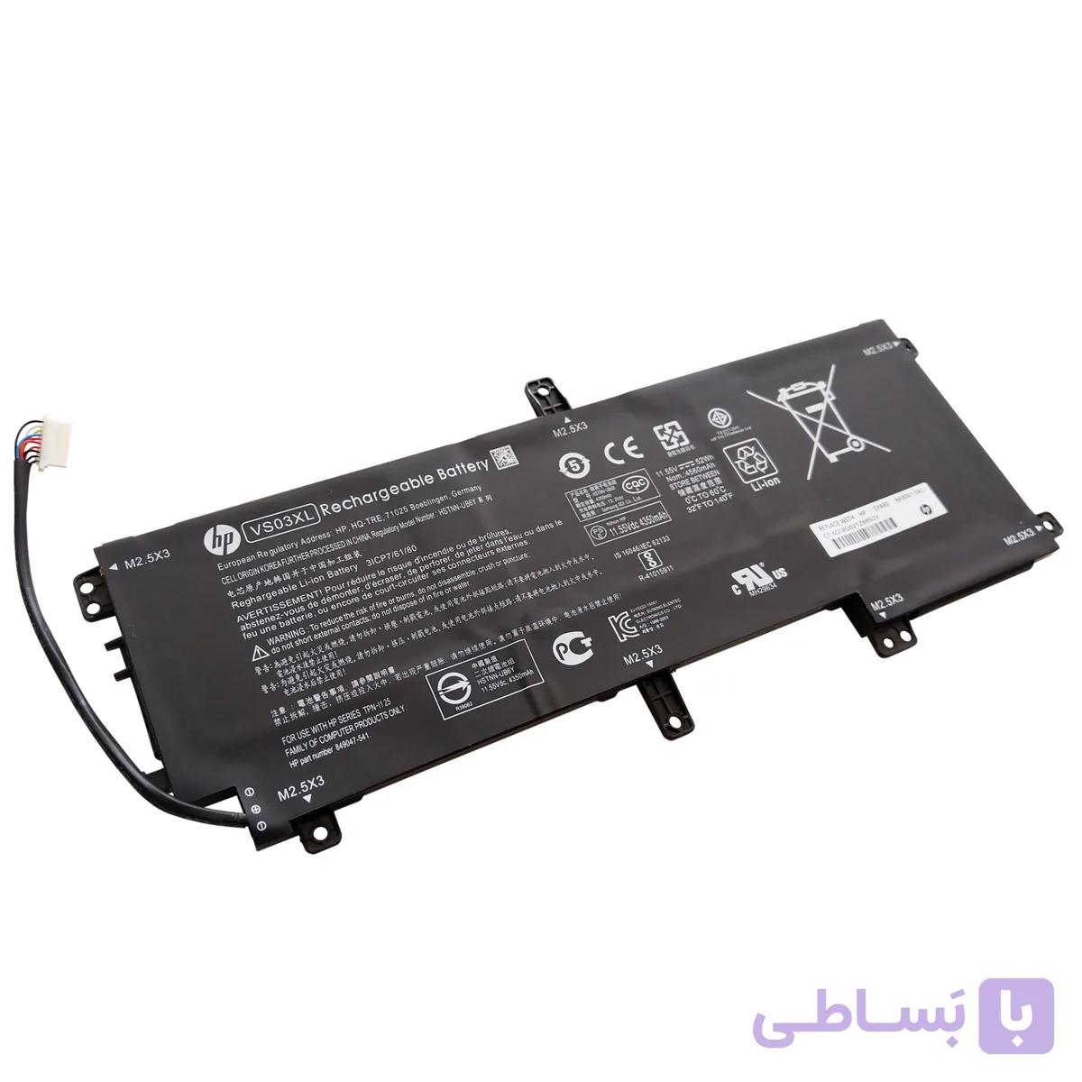 باتری اورجینال لپ تاپ اچ پی HP Envy 15 VS03XL — تصویر 1