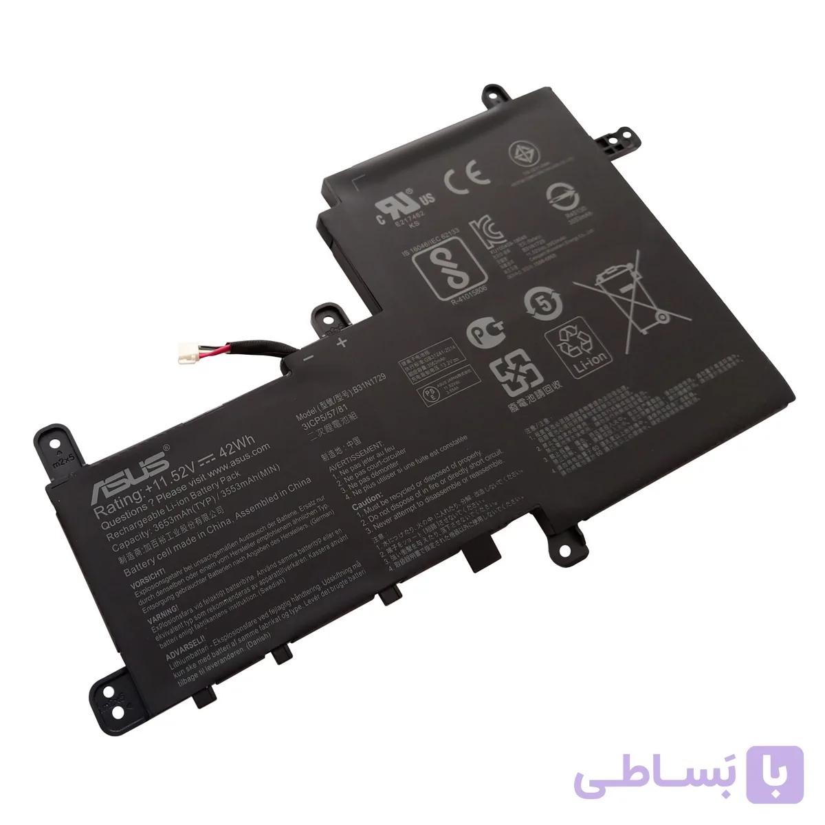 باتری اورجینال لپ تاپ ایسوس Asus S530 X530 B31N1729 — تصویر 1