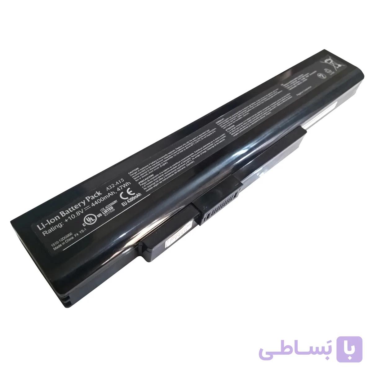 باتری اورجینال لپ تاپ ام اس آی MSI Akoya P6815 P6634 P6631 A32-A15