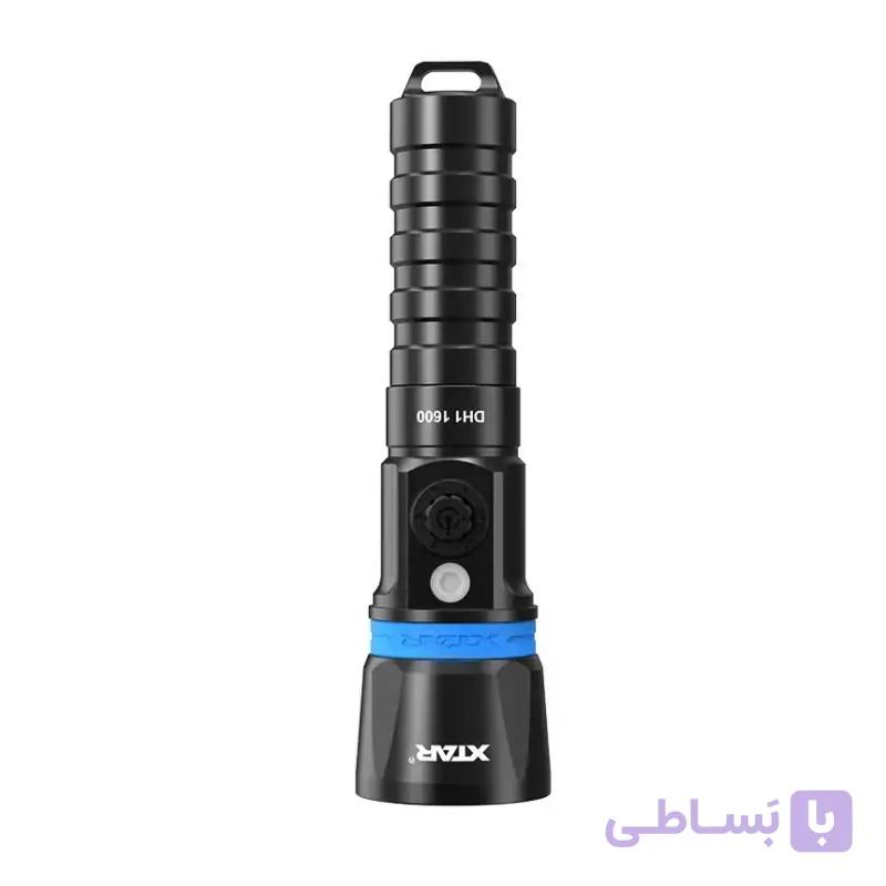 چراغ قوه ضد آب مخصوص غواصی اکستار XTAR Hunter DH1 1600 Lumens