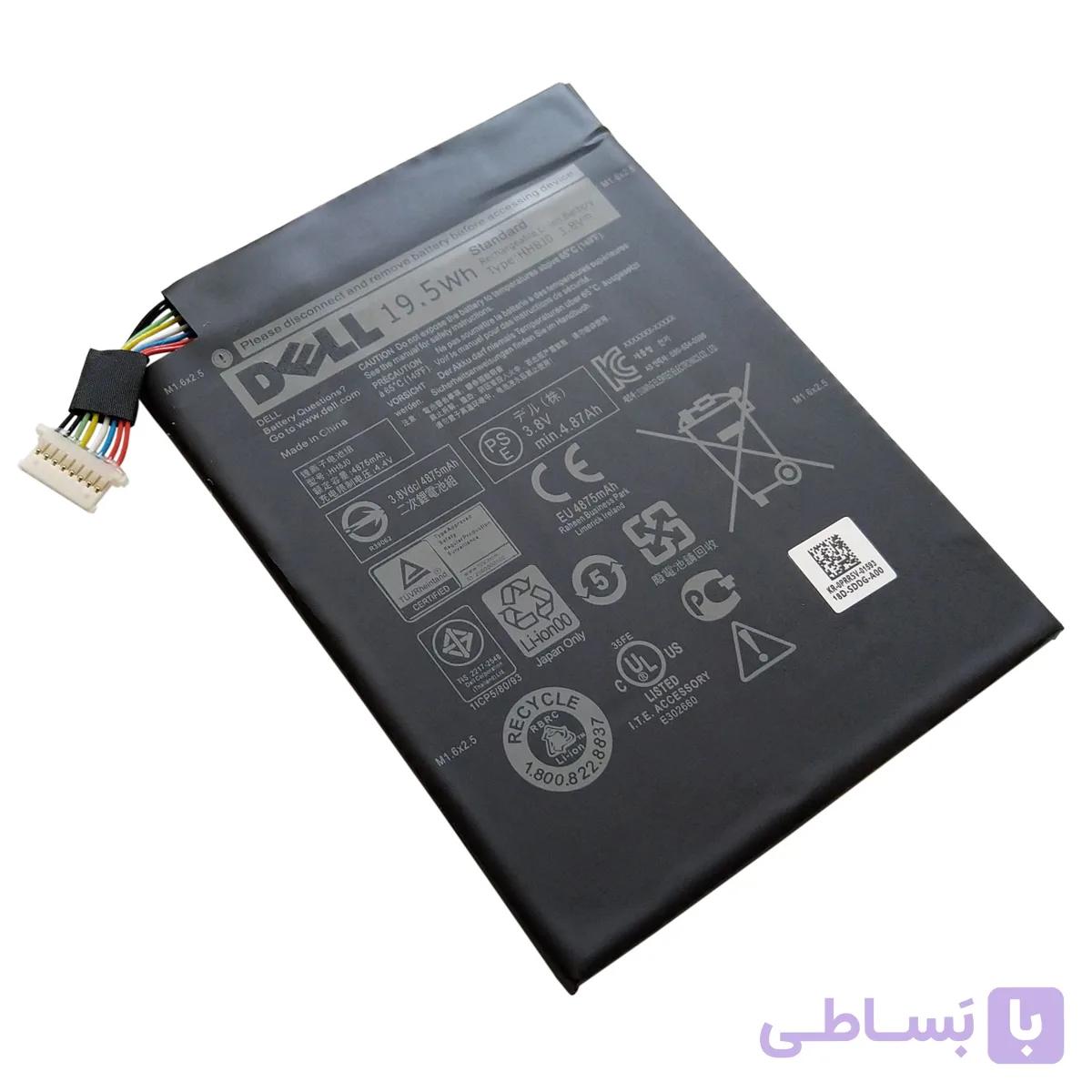 باتری اورجینال لپ تاپ دل Dell Venue 8 Pro HH8J0