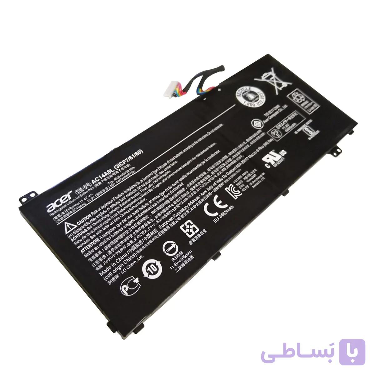 باتری اورجینال لپ تاپ ایسر Acer Aspire Nitro VN7-591G VN7-592G AC14A8L