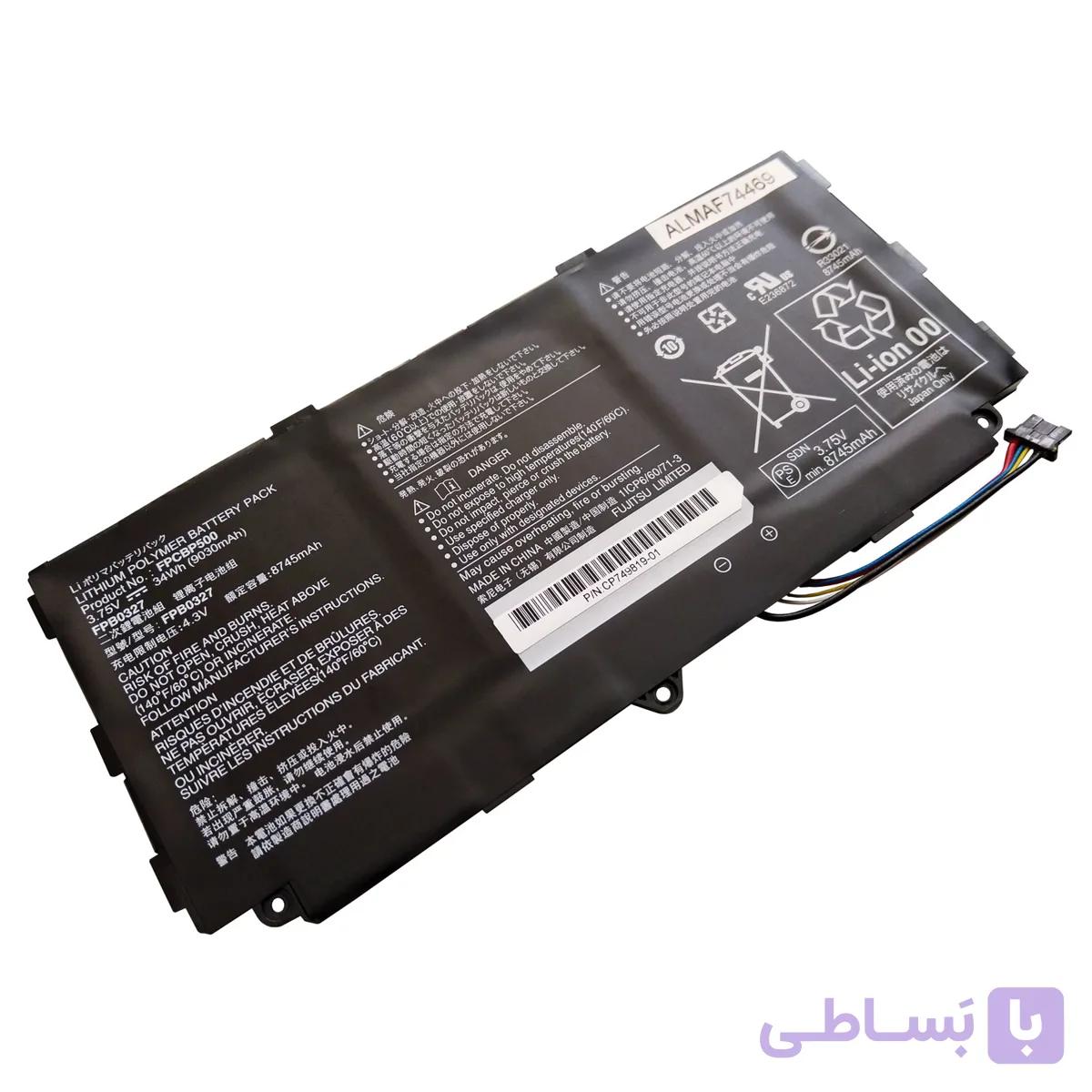 باتری اورجینال تبلت فوجیتسو Fujitsu ARROWS Tab Q506 Q507 FPB0327