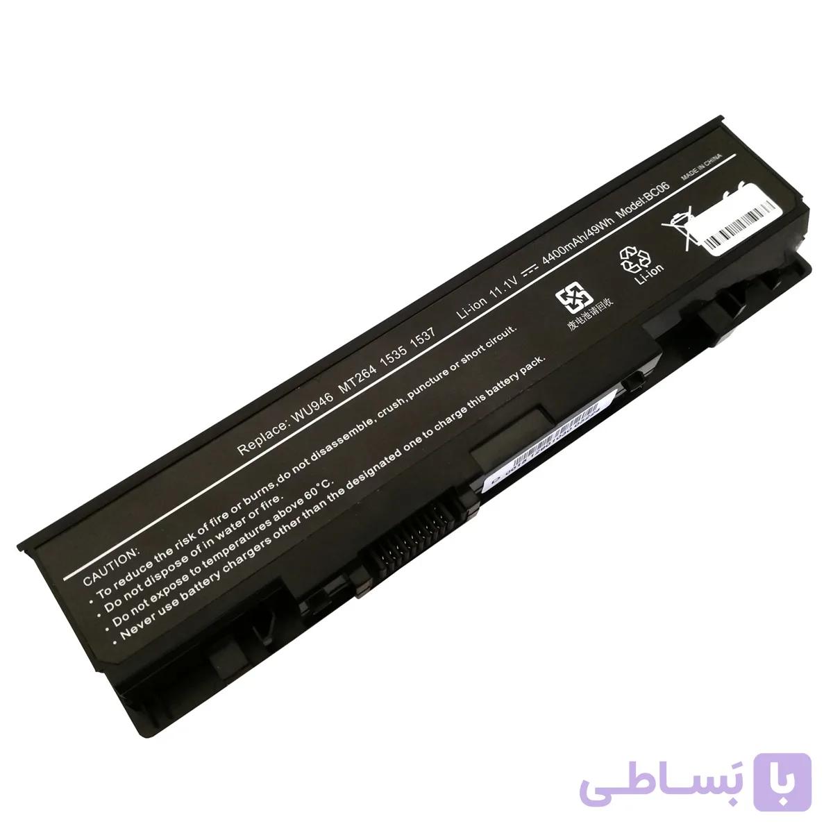 باتری لپ تاپ دل Dell Studio 1535 1537 1555 WU946