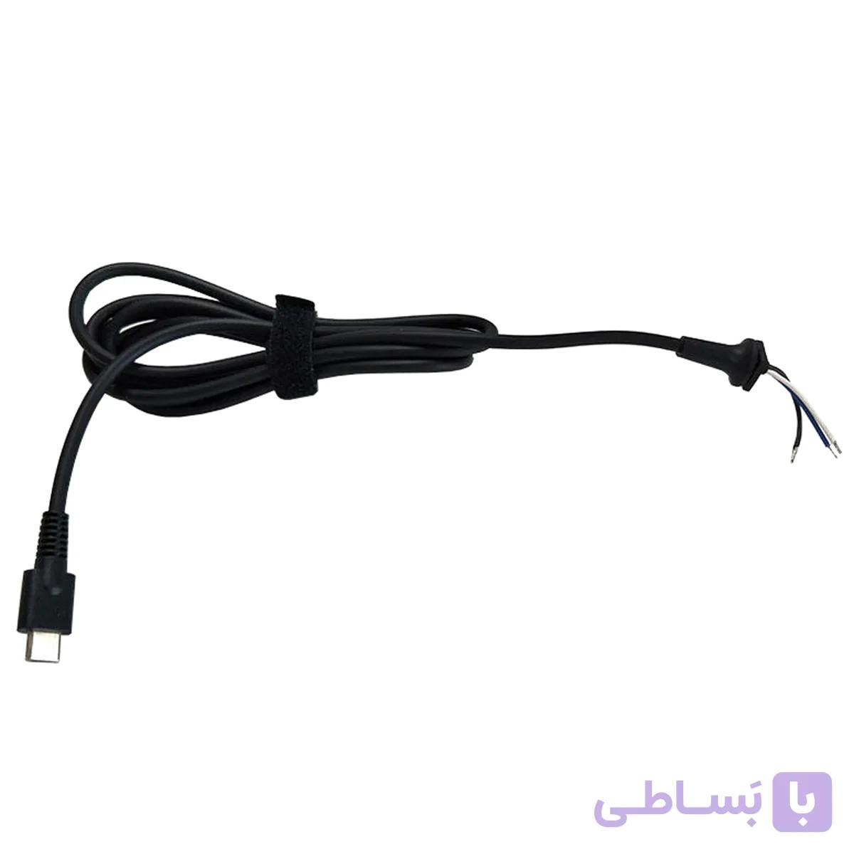 کابل برق تعمیری آداپتور لپ تاپ تایپ سی Type-C