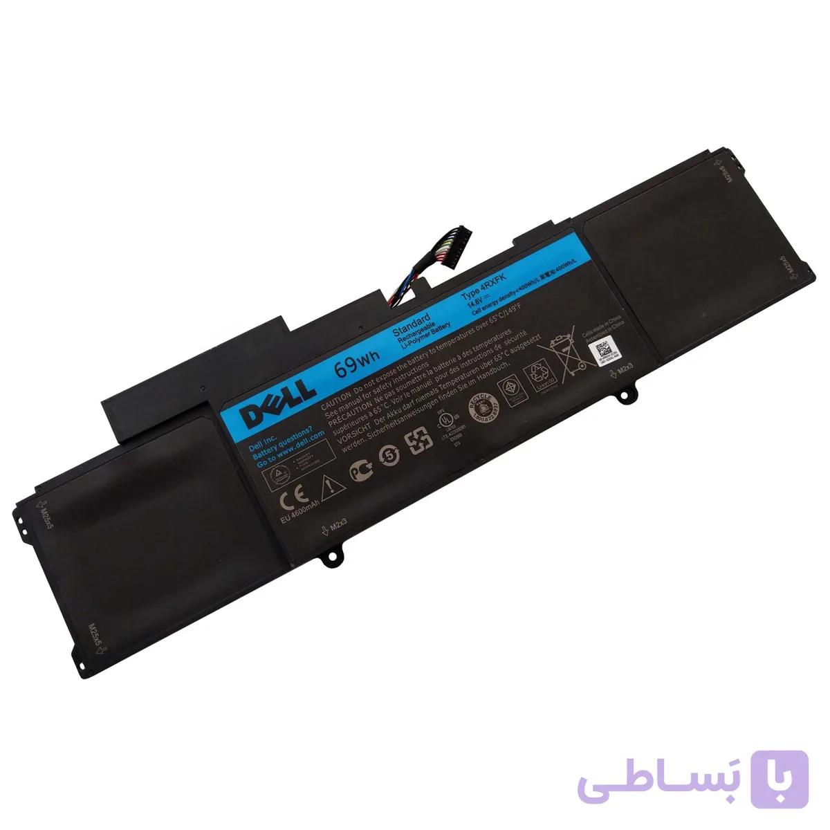 باتری اورجینال لپ تاپ دل Dell Xps L412Z L421X 4RXFK