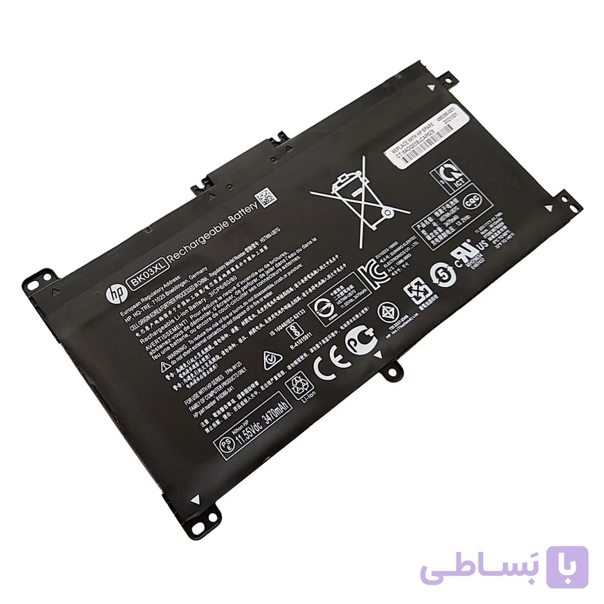 باتری اورجینال لپ تاپ اچ پی HP Pavilion X360 ON03XL — تصویر 1