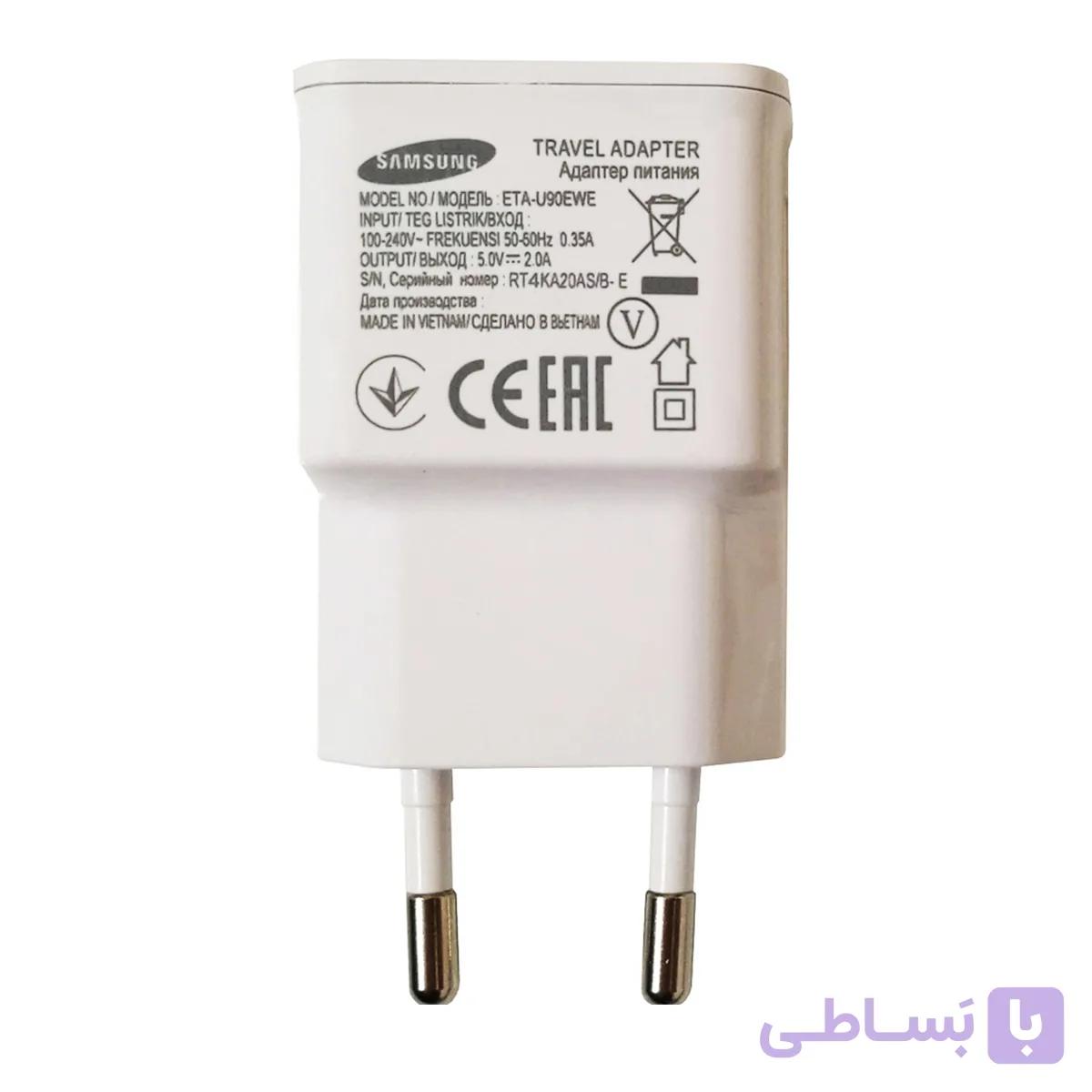 شارژر اورجینال موبایل سامسونگ Samsung Adapter 5V 2A