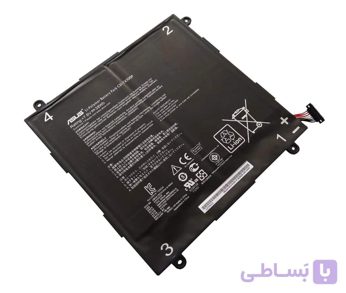 باتری اورجینال لپ تاپ ایسوس Asus Transformer Book TX300